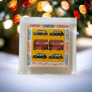 Vtg England‎ Magnet Souvenir Frig United Kingdom Britain The Worlds Capital Cars